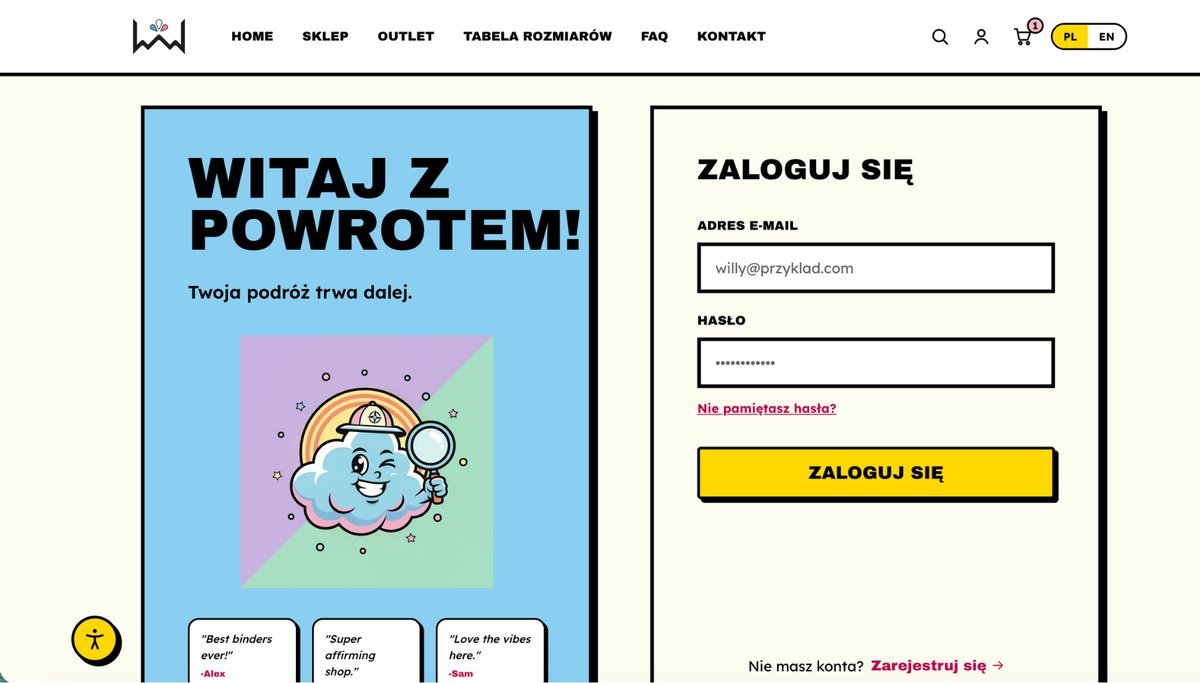 Sign-in: “Welcome back!” with the mascot and customer reviews beside the form